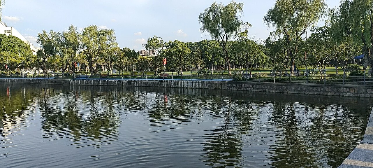 Shanghai University Baoshan campus Panchi Lake
